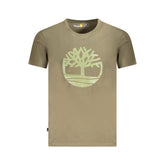 Timberland Green Cotton T-Shirt -   -  Timberland.